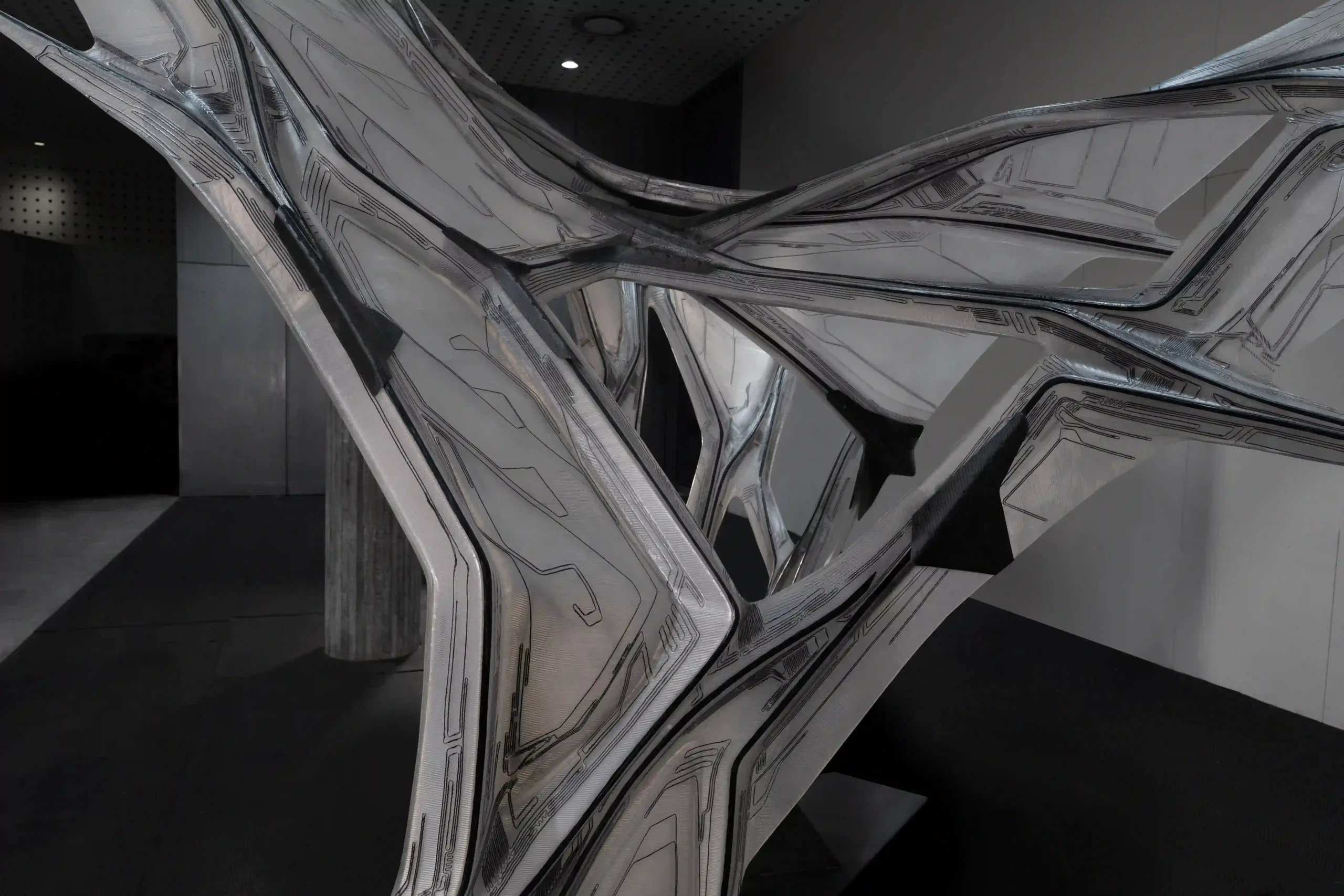 Ghost Tectonics: Printing Tailored Fibre Composites by Roland Snooks 2 Ghost Tectonics: Printing Tailored Fibre Composites by Roland Snooks