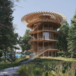 Lina Ghotmeh Architecture’s Play Earth Park Naturing Forest Observatory