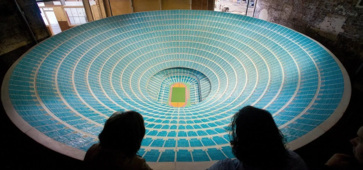 1 Million Seat Stadium Concept by Artist Paul Pfeiffer 5 1 Million Seat Stadium Concept by Artist Paul Pfeiffer