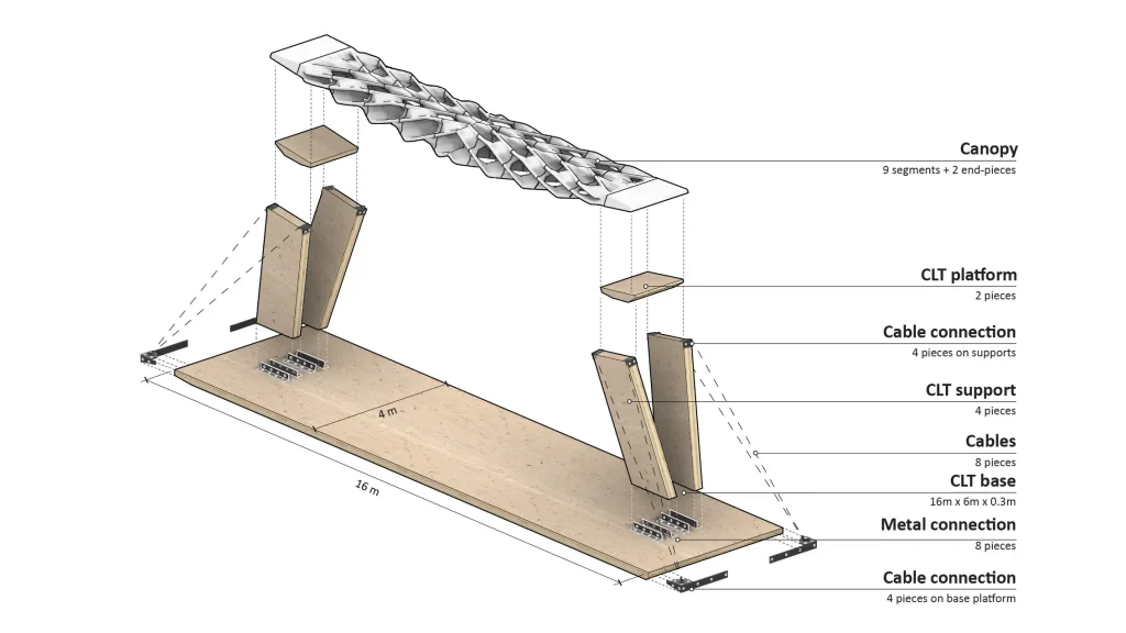 DIAMANTI Canopy Debuts in Venice with Sustainable 3D-Printing 2 DIAMANTI Canopy Debuts in Venice with Sustainable 3D-Printing