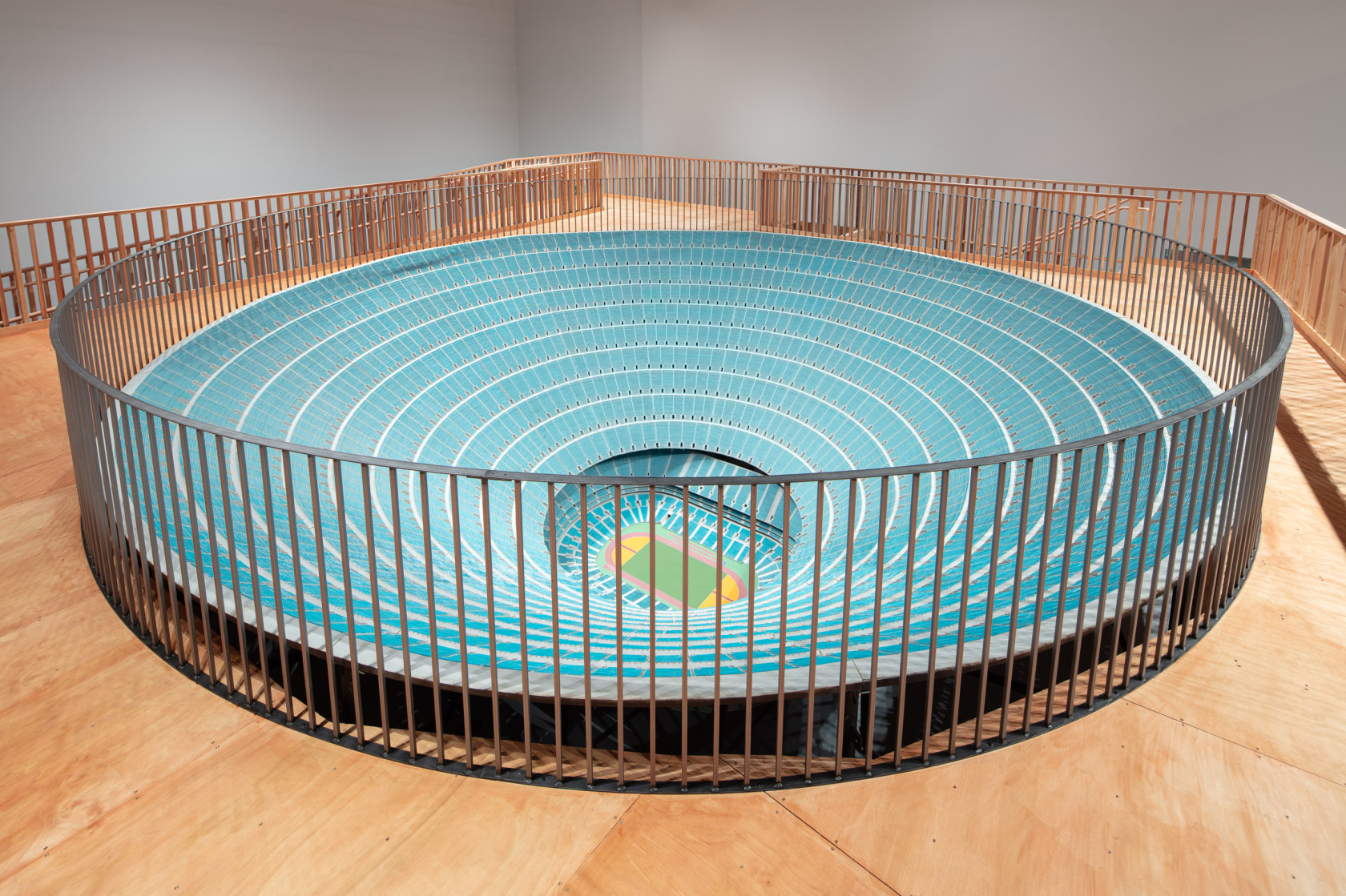 1 Million Seat Stadium Concept by Artist Paul Pfeiffer 2 1 Million Seat Stadium Concept by Artist Paul Pfeiffer