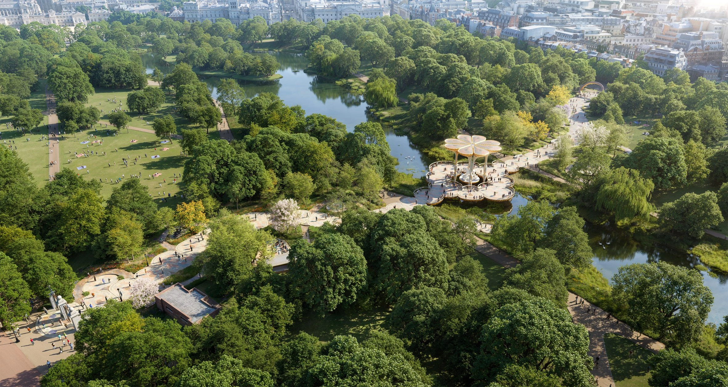 Designs for Queen Elizabeth II National Memorial Enter Public Review Stage 2 Designs for Queen Elizabeth II National Memorial Enter Public Review Stage