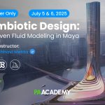 Symbiotic Design: AI-Driven Fluid Modeling in Maya
