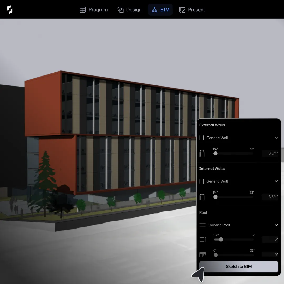 Snaptrude 3.0: The Continuous Conceptual Design Runway From Program to Proposals 5 Snaptrude 3.0: The Continuous Conceptual Design Runway From Program to Proposals
