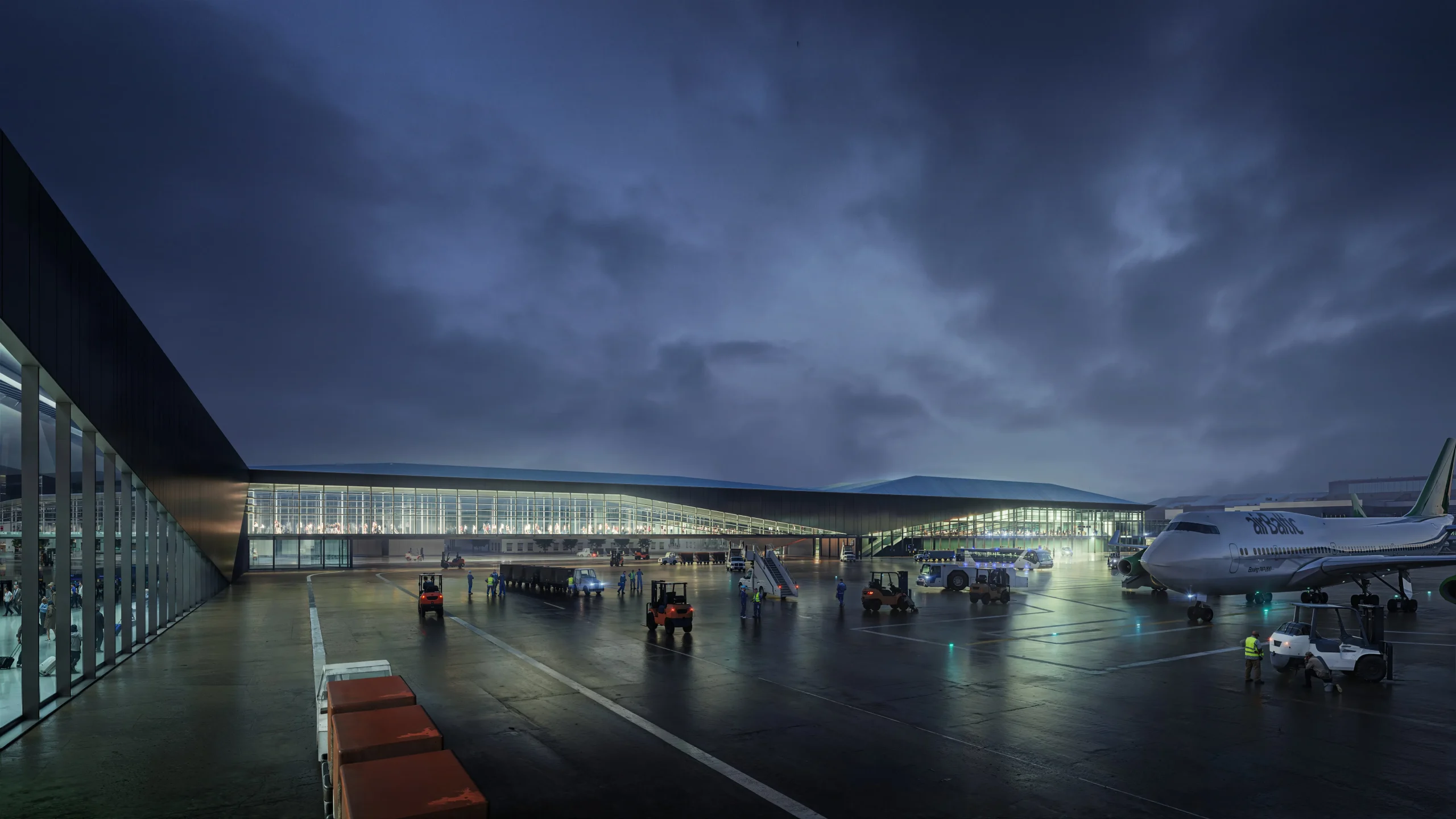 ZHA Wins Competition to Design New Arrivals Terminal at Vilnius Airport in Lithuania 4 ZHA Wins Competition for New Arrivals Terminal at Vilnius Airport in Lithuania