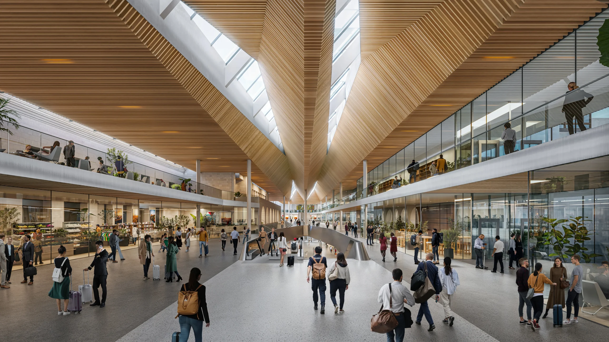 ZHA Wins Competition to Design New Arrivals Terminal at Vilnius Airport in Lithuania 5 ZHA Wins Competition for New Arrivals Terminal at Vilnius Airport in Lithuania