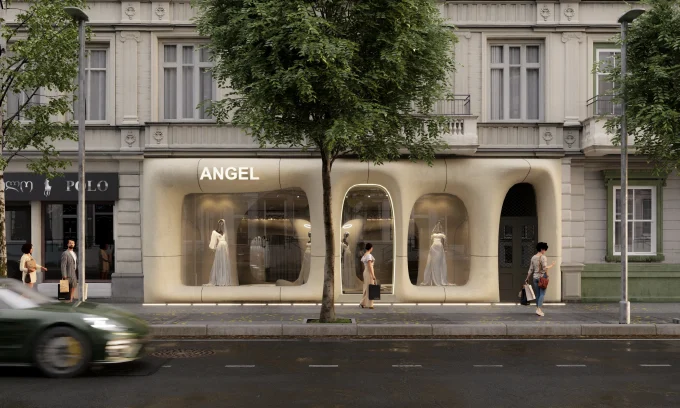 Angel Store by STIPFOLD: A Sculptural Bridal Showroom in Batumi