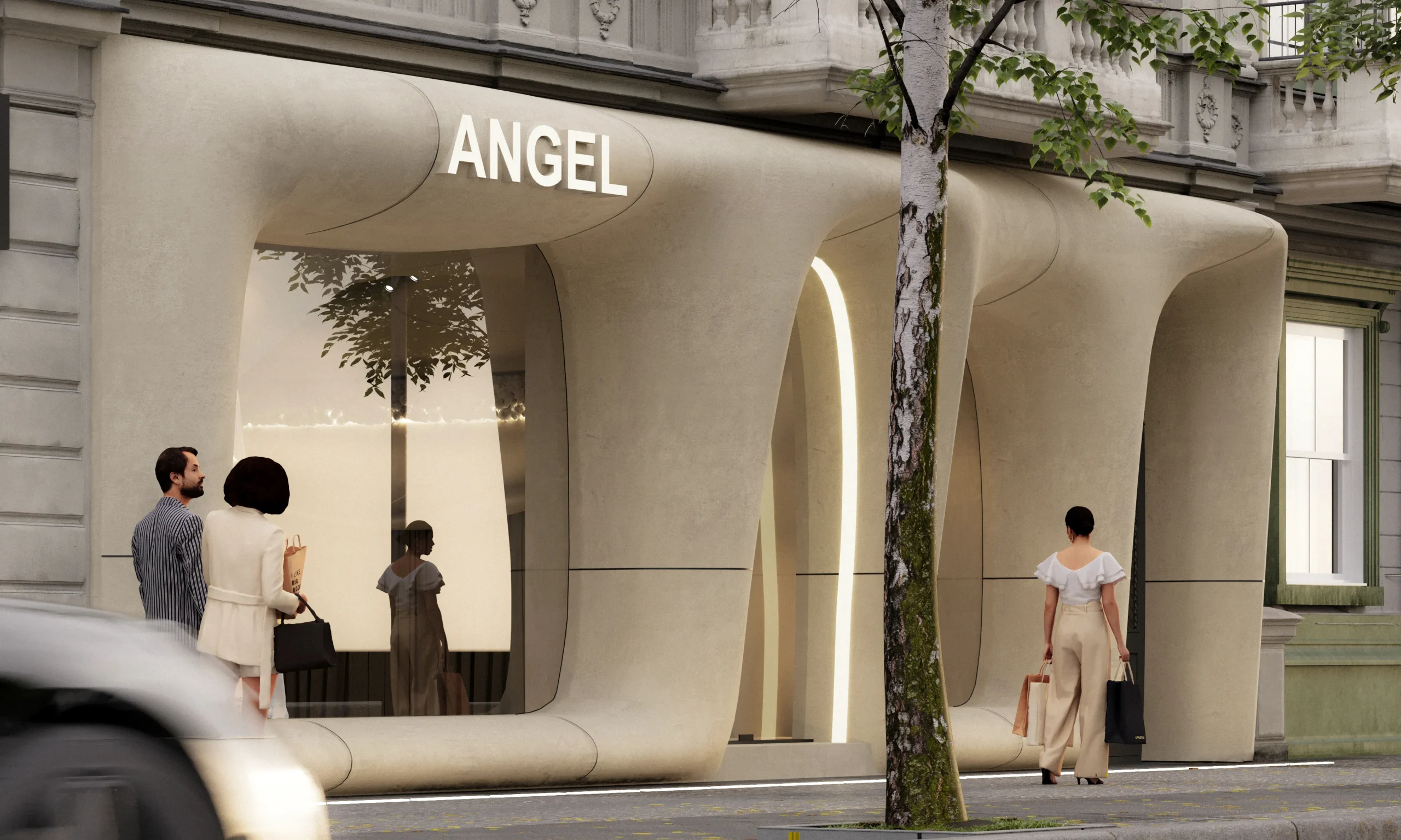 Angel Store by STIPFOLD: A Sculptural Bridal Showroom in Batumi 2 Angel Store by STIPFOLD: A Sculptural Bridal Showroom in Batumi