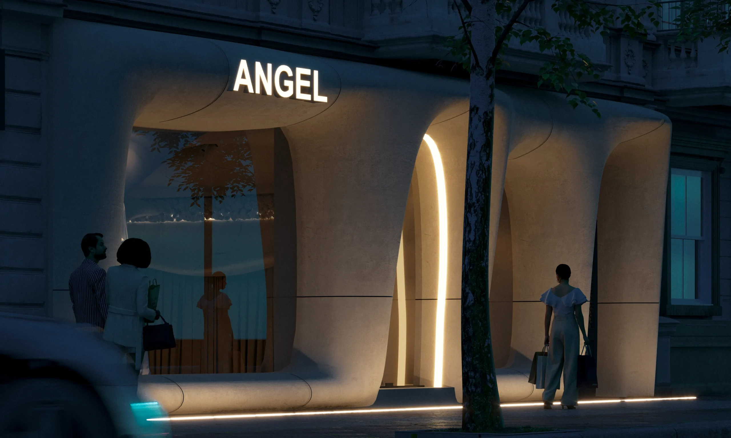 Angel Store by STIPFOLD: A Sculptural Bridal Showroom in Batumi 6 Angel Store by STIPFOLD: A Sculptural Bridal Showroom in Batumi