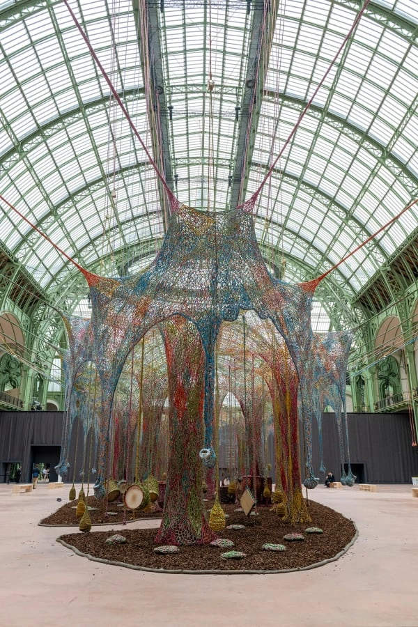 Ernesto Neto’s Textile Installation, A Living Sculpture at the Grand Palais 7 Grand Palais