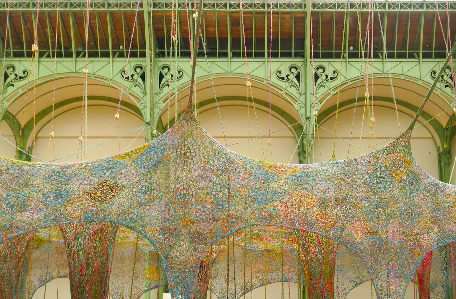 Ernesto Neto’s Textile Installation, A Living Sculpture at the Grand Palais 3 Grand Palais