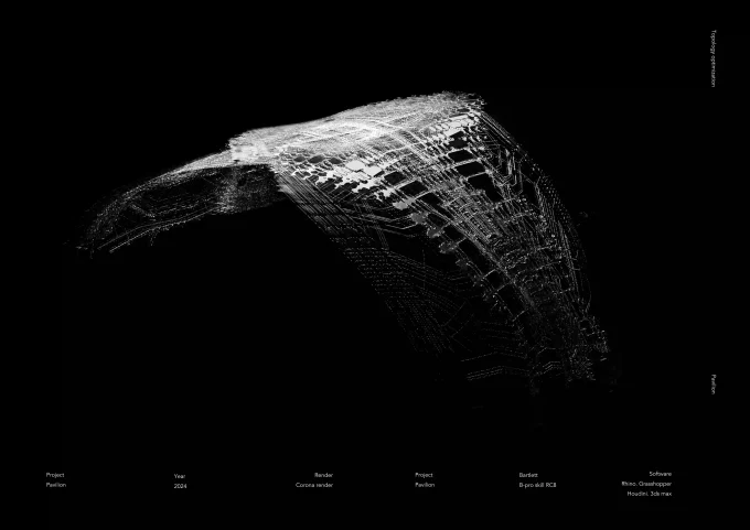 Exoskeleton Pavilion at the Bartlett Explores Stress-Driven Forms Through Generative Workflows