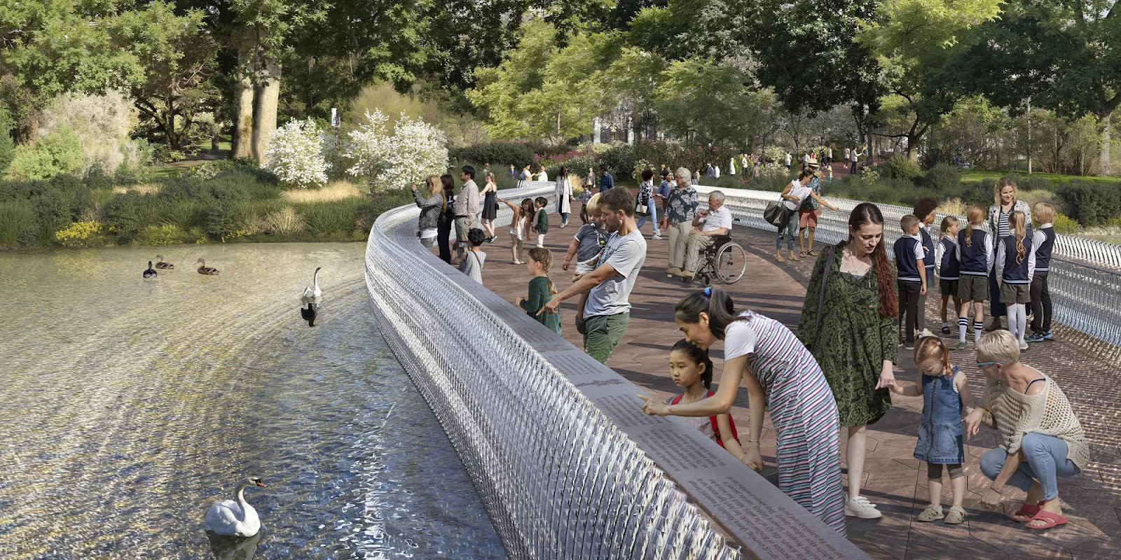 Foster + Partners to Design Queen Elizabeth II National Memorial in St James’s Park, London 8 Foster + Partners to Design Queen Elizabeth II National Memorial in St James’s Park, London