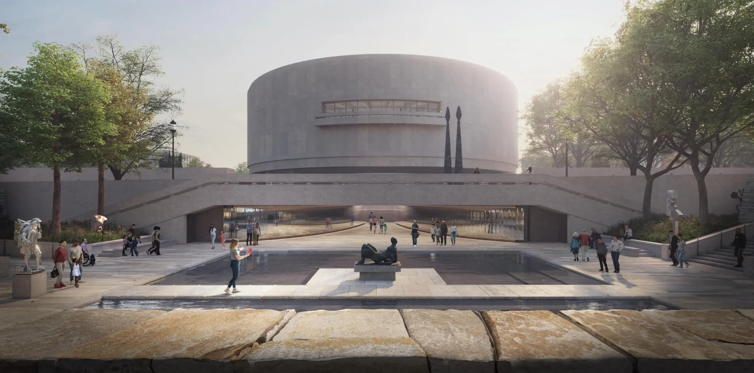 Hirshhorn Museum and Sculpture Garden by Gordon Bunshaft