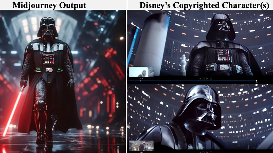 Disney and Universal Sue Midjourney Over AI-Generated Copyrighted Characters 8 Disney and Universal Sue Midjourney Over AI-Generated Copyrighted Characters