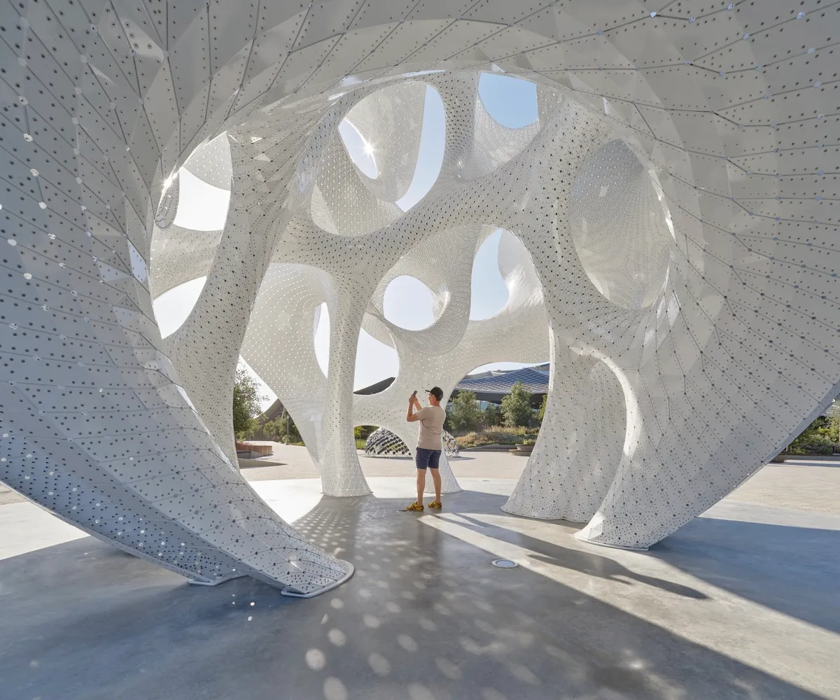 The Orb at Google’s Charleston East Campus: A Digital-Era Landmark by Marc Fornes / THEVERYMANY 5 The Orb at Google’s Charleston East Campus: A Digital-Era Landmark by Marc Fornes / THEVERYMANY
