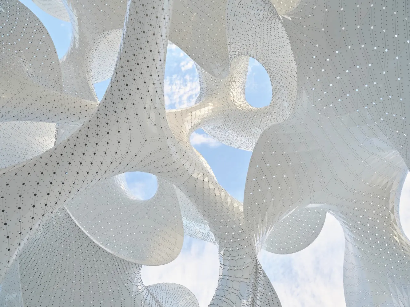 The Orb at Google’s Charleston East Campus: A Digital-Era Landmark by Marc Fornes / THEVERYMANY 7 The Orb at Google’s Charleston East Campus: A Digital-Era Landmark by Marc Fornes / THEVERYMANY