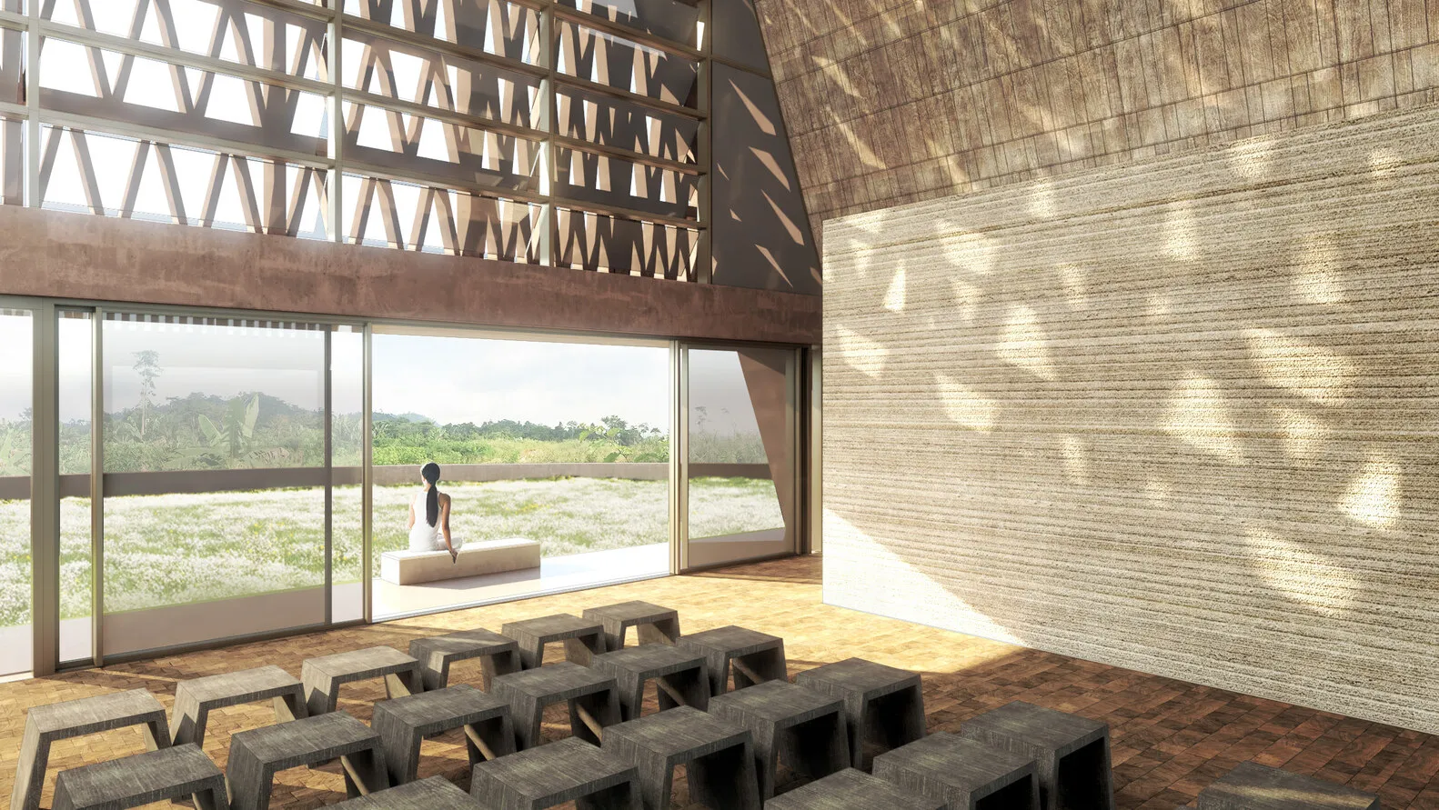 Adjaye Associates Reveals Rammed Earth Cancer Research Centre Embracing Akan Tradition 7 Adjaye Associates Reveals Rammed Earth Cancer Research Centre Embracing Akan Tradition
