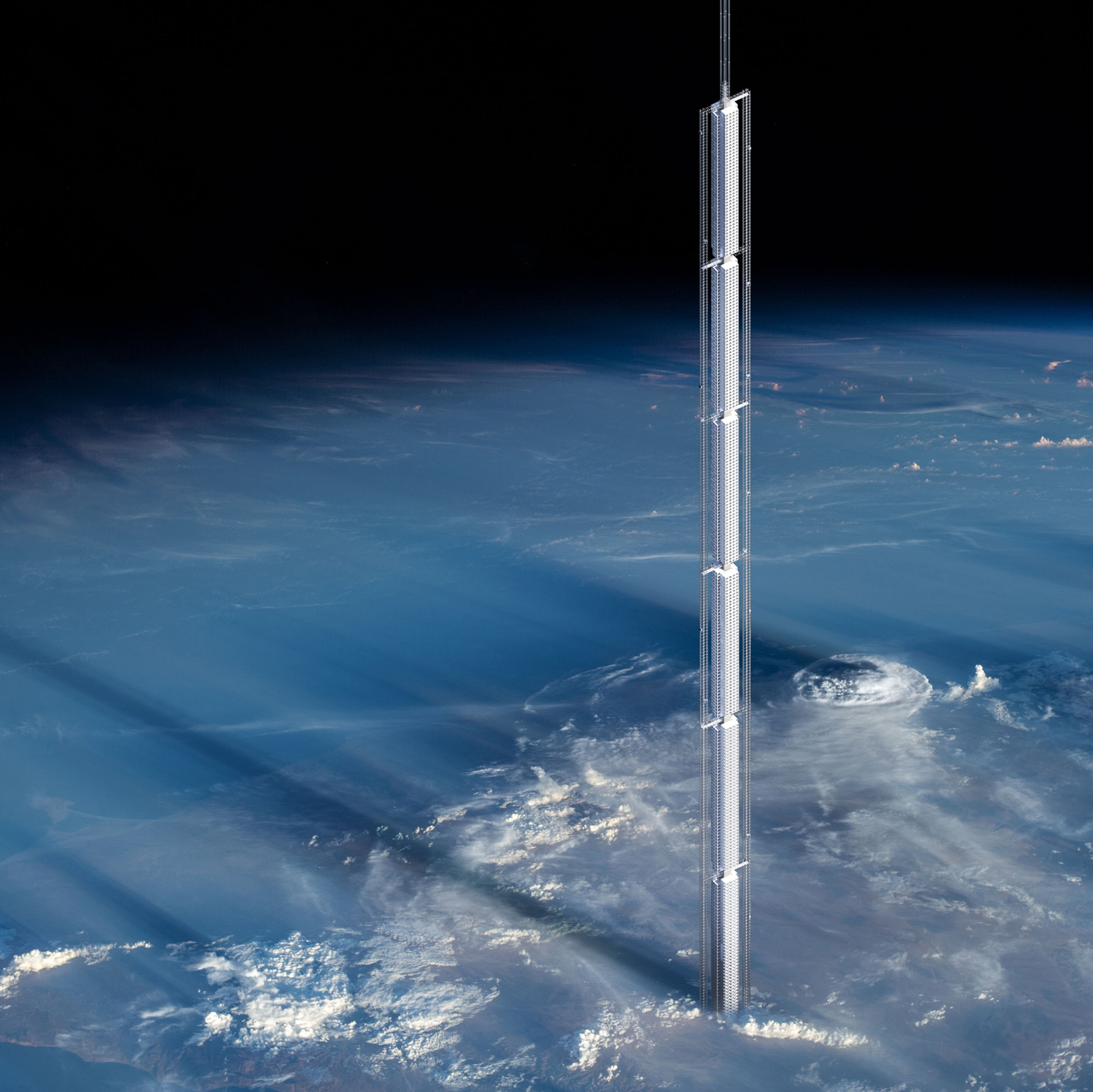 The World’s First Skyscraper Suspended from Space: Analemma Tower 3 The World’s First Skyscraper Suspended from Space: Analemma Tower