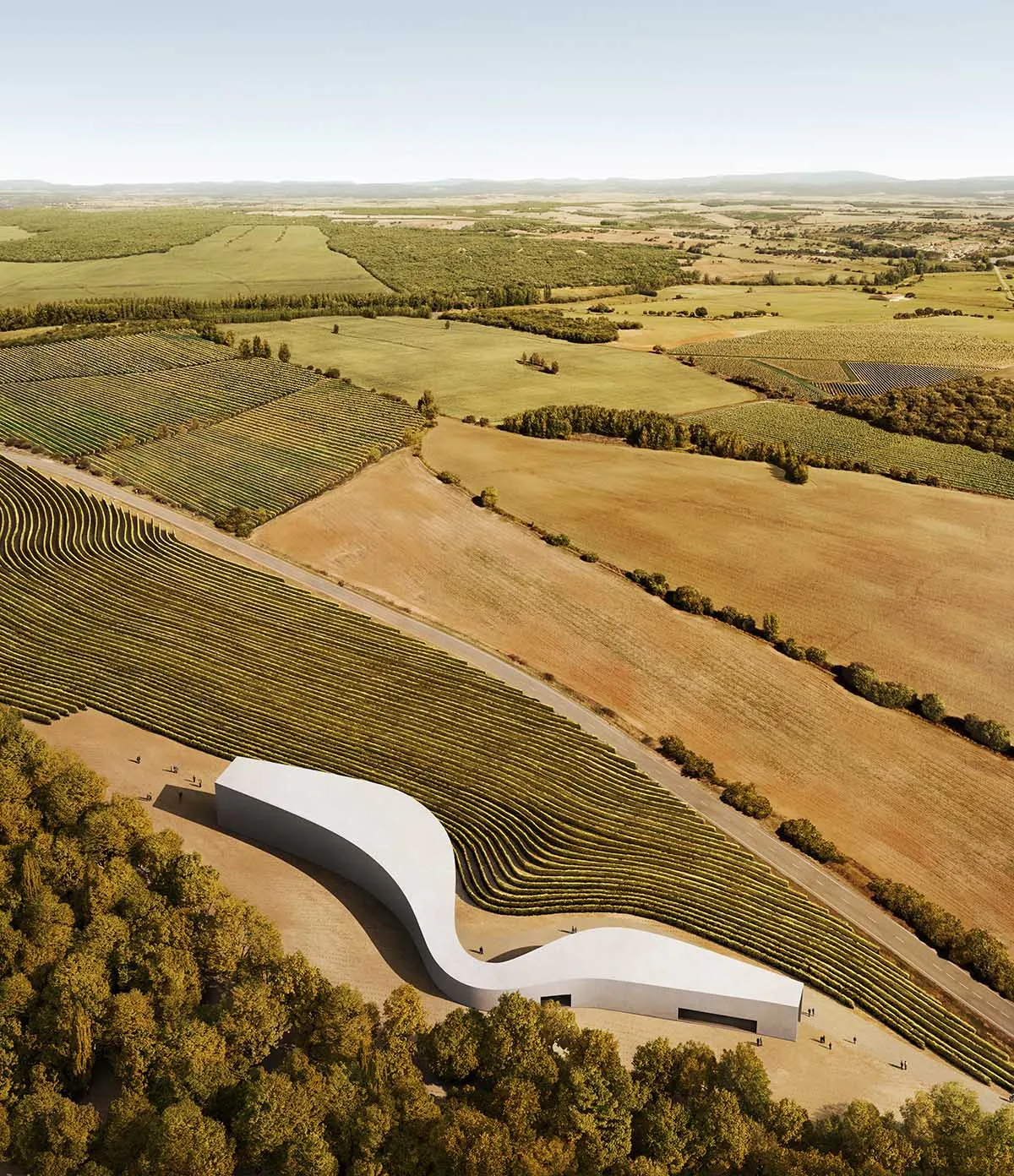 Fran Silvestre Arquitectos Builds Curved Hempcrete Winery in Spanish Vineyards 2 Fran Silvestre Arquitectos Builds Curved Hempcrete Winery in Spanish Vineyards