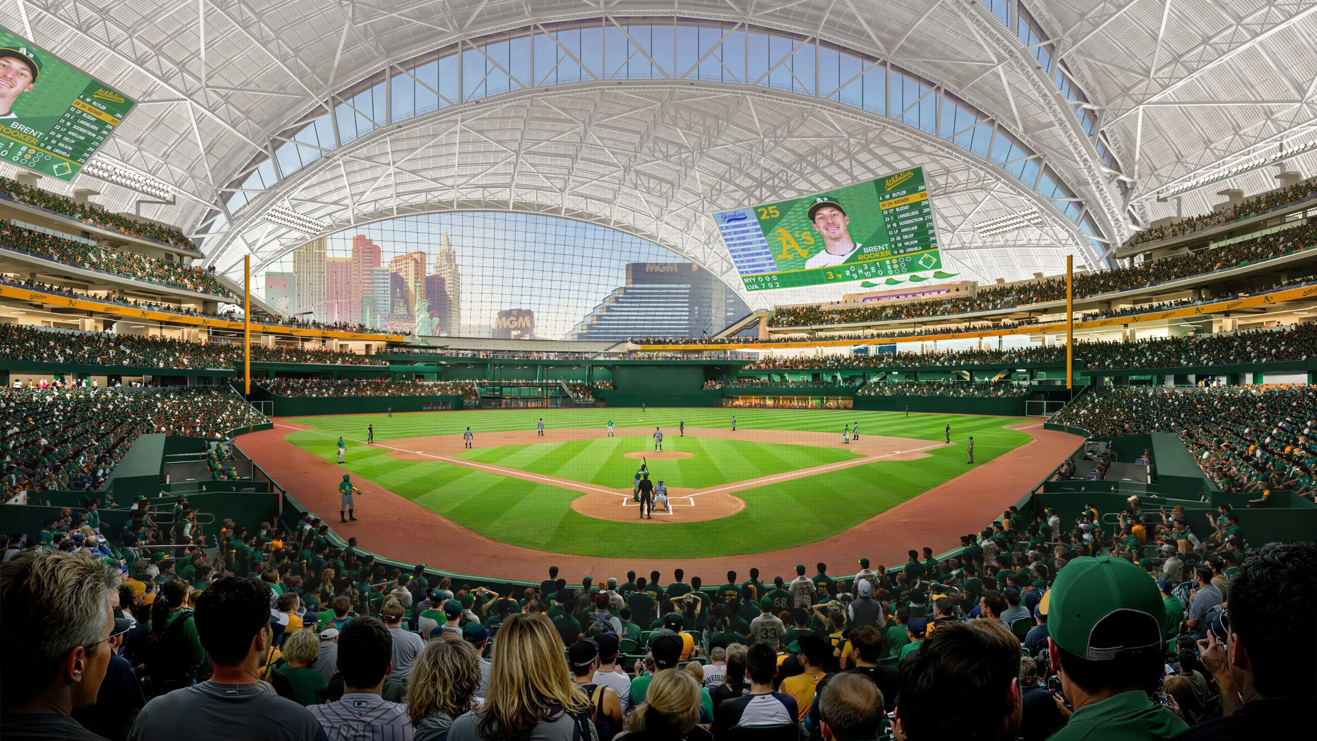 Las Vegas' New Athletics Ballpark by BIG and HNTB Begins Construction 2 Las Vegas' New Athletics Ballpark by BIG and HNTB Begins Construction