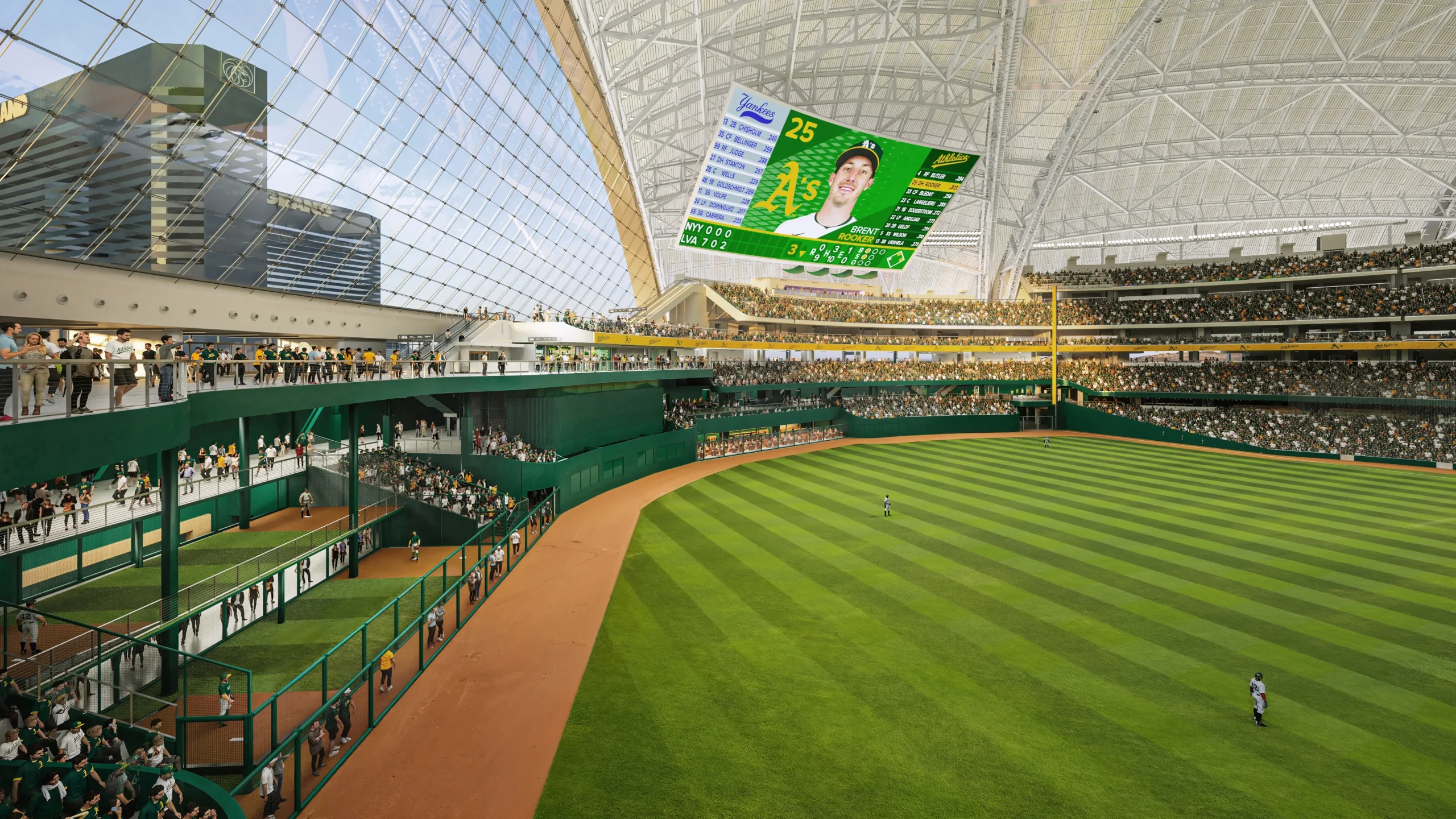 Las Vegas' New Athletics Ballpark by BIG and HNTB Begins Construction 3 Las Vegas' New Athletics Ballpark by BIG and HNTB Begins Construction