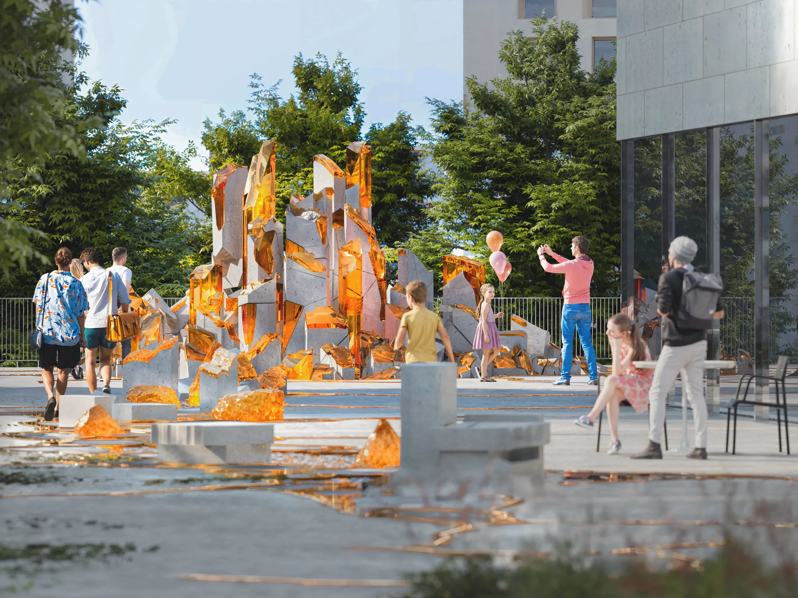BIG Redesigns Ørestad’s Public Spaces with 'The Impact' in Copenhagen 7 BIG Redesigns Ørestad’s Public Spaces with 'The Impact' in Copenhagen, Denmark