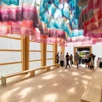 ETH Zurich 3D Prints Recycled Plastic Structure for Experimental Gelateria in Switzerland