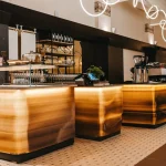 3D-Printed Interior from Coffee Waste for Barcelona’s D·Origen Café by LOWPOLY