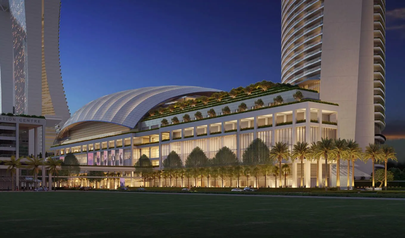 Las Vegas Sands and Safdie Architects Design $8 Billion Luxury Resort with 360° Skyloop 7 Las Vegas Sands and Safdie Architects Design B Marina Bay Sands Tower with 360° Skyloop