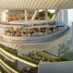 Las Vegas Sands and Safdie Architects Design $8B Marina Bay Sands Tower with 360° Skyloop