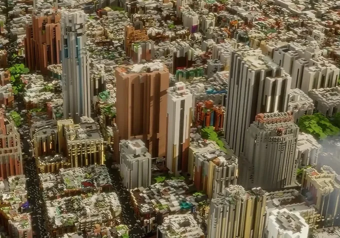 Minecraft Team Spends 4 Years Recreating Lower Manhattan in Exact 1:1 Scale