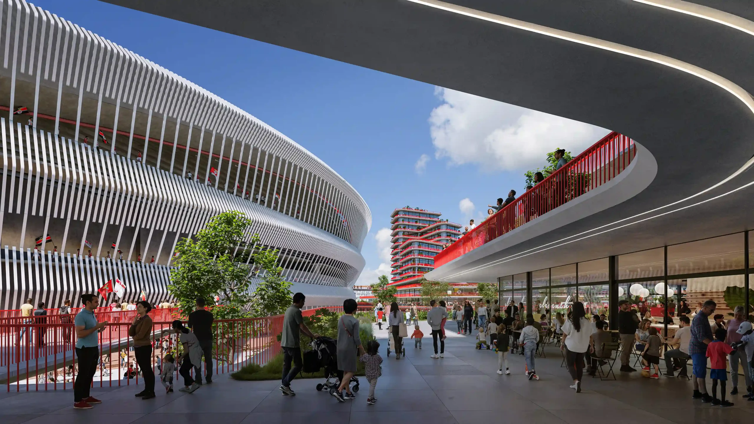 Benfica and Populous Announce Masterplan for Estádio da Luz Redevelopment in Lisbon 5 Populous Announce Masterplan for Estádio da Luz Redevelopment