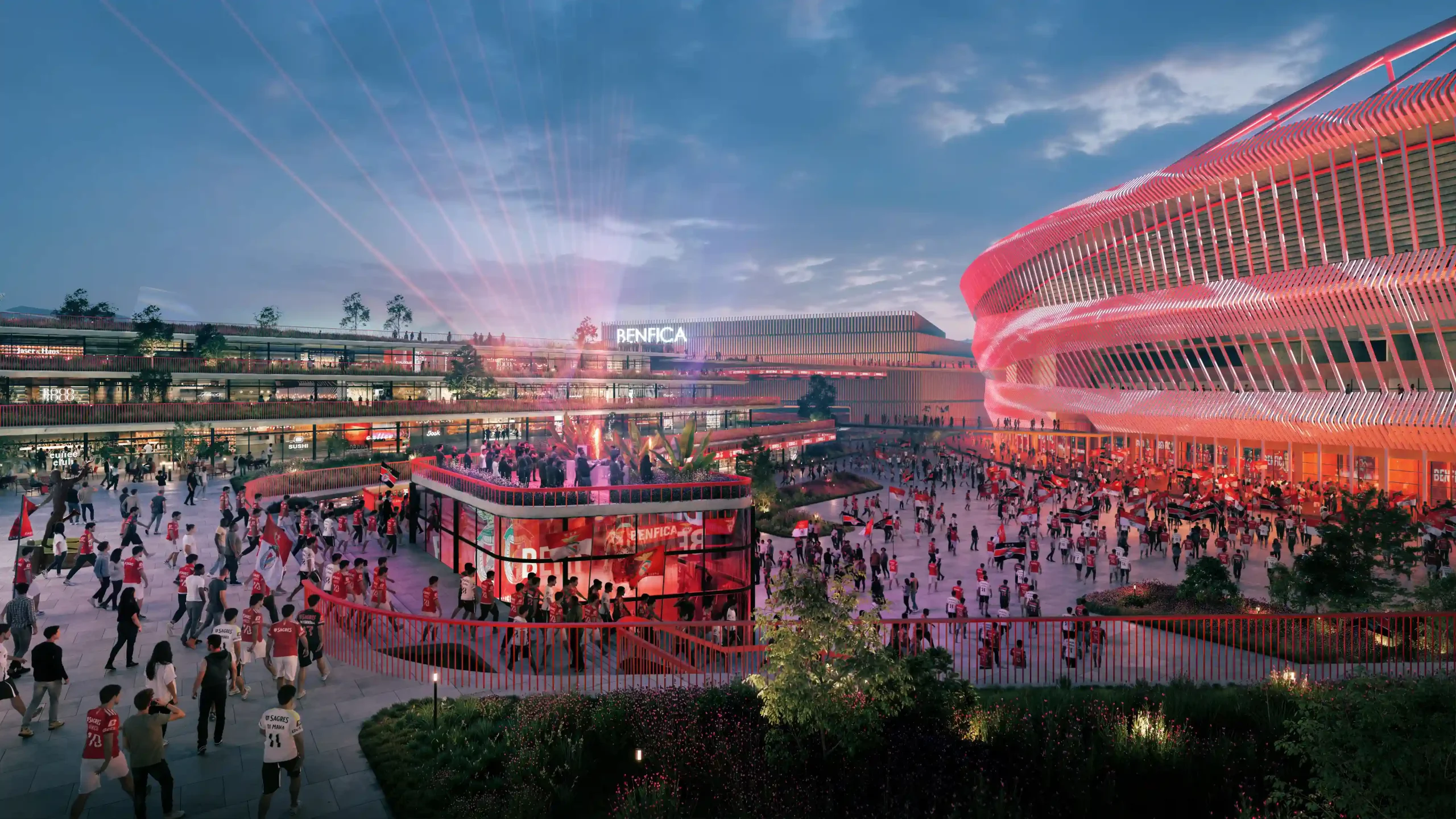 Benfica and Populous Announce Masterplan for Estádio da Luz Redevelopment in Lisbon 2 Populous Announce Masterplan for Estádio da Luz