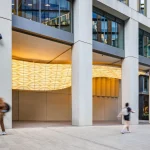 RIVA Installation at King’s Cross by Mamou-Mani Architects