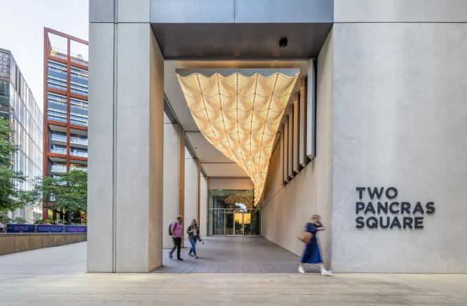Mamou-Mani’s 3D-Printed RIVA Sculpture at King’s Cross