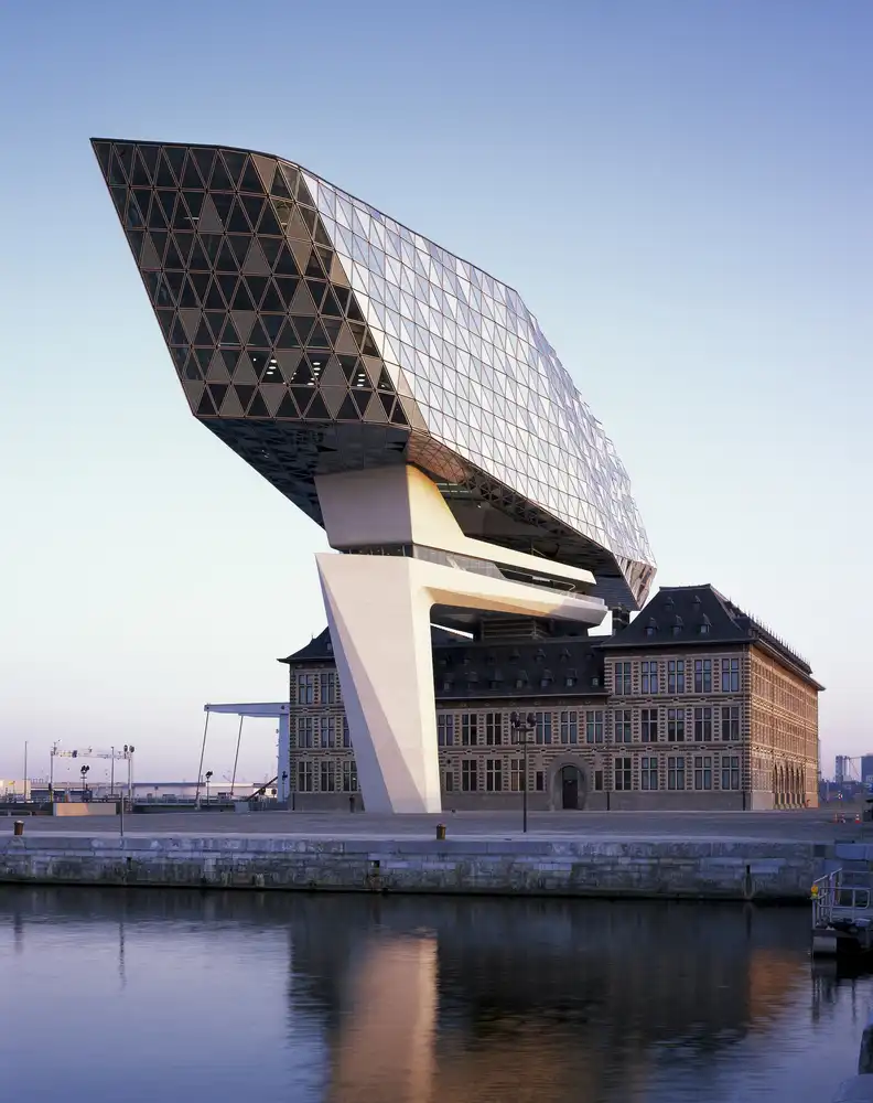 Zaha Hadid's Port House: A Floating Crystal Crown Above the City 2 Zaha Hadid's Port House