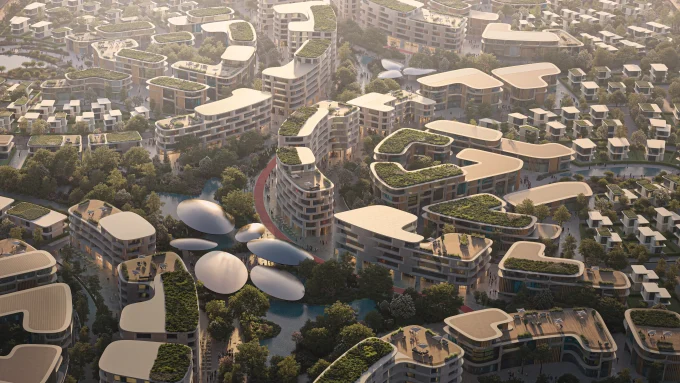 Zaha Hadid Architects Unveil Khalid Bin Sultan City: Desert City of the Future in Sharjah