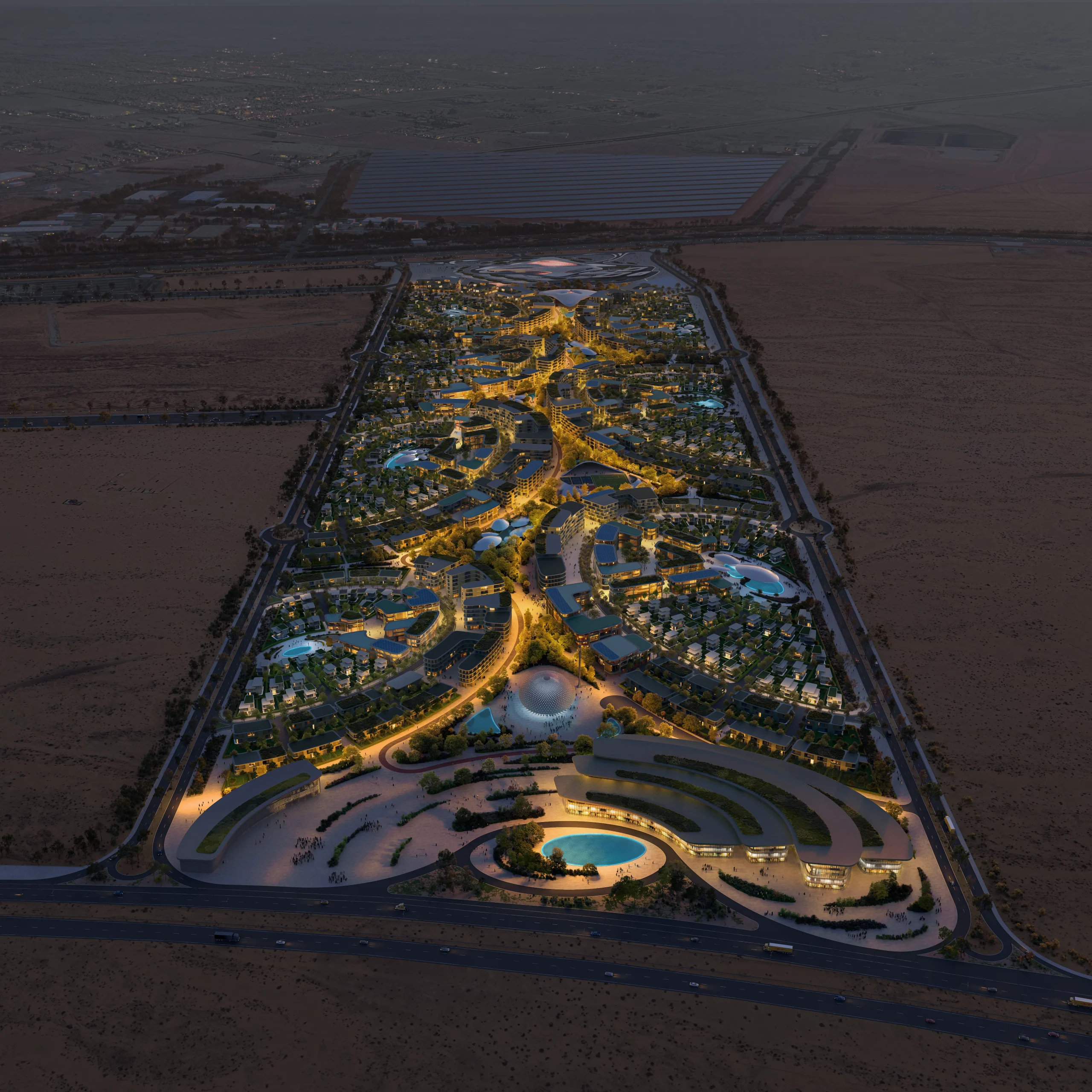 Zaha Hadid Architects Unveil Khalid Bin Sultan City: Desert City of the Future in Sharjah 2 Zaha Hadid Architects Unveil Khalid Bin Sultan City: Desert City of the Future in Sharjah