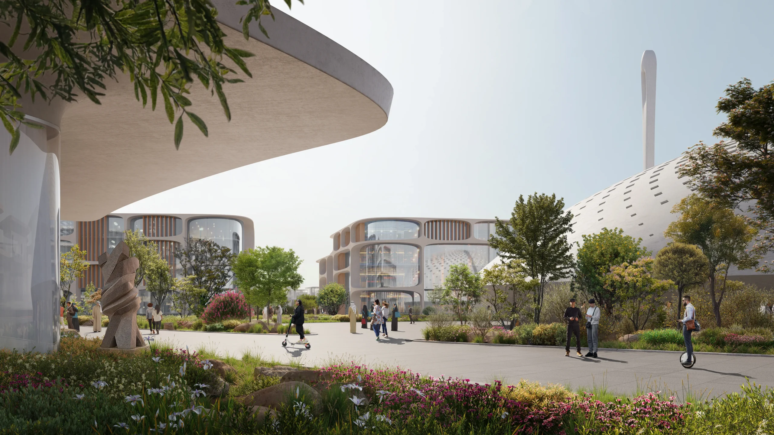 Zaha Hadid Architects Unveil Khalid Bin Sultan City: Desert City of the Future in Sharjah 5 Zaha Hadid Architects Unveil Khalid Bin Sultan City: Desert City of the Future in Sharjah
