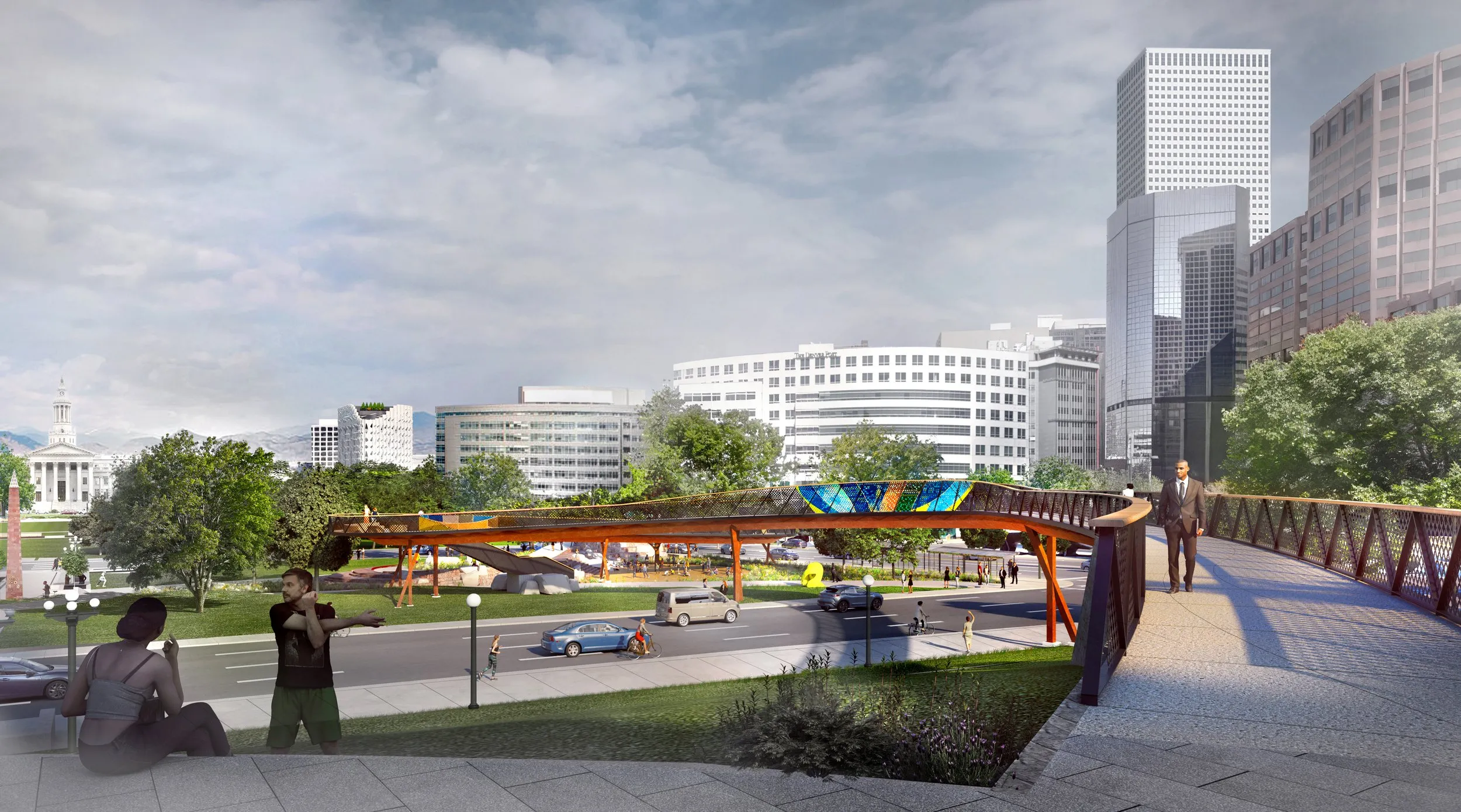 Studio Gang Unveils Design for Elevated Walkway in Downtown Denver 5 Studio Gang Unveils Design for Elevated Walkway in Downtown Denver