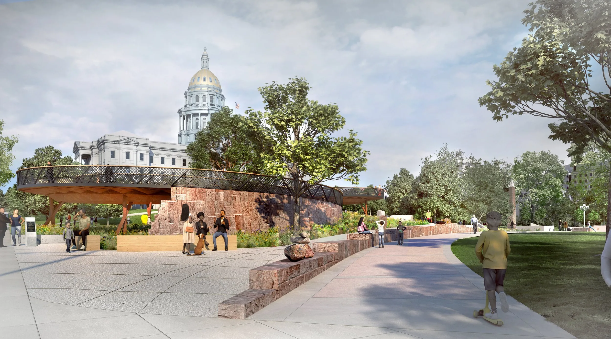 Studio Gang Unveils Design for Elevated Walkway in Downtown Denver 3 Studio Gang Unveils Design for Elevated Walkway in Downtown Denver