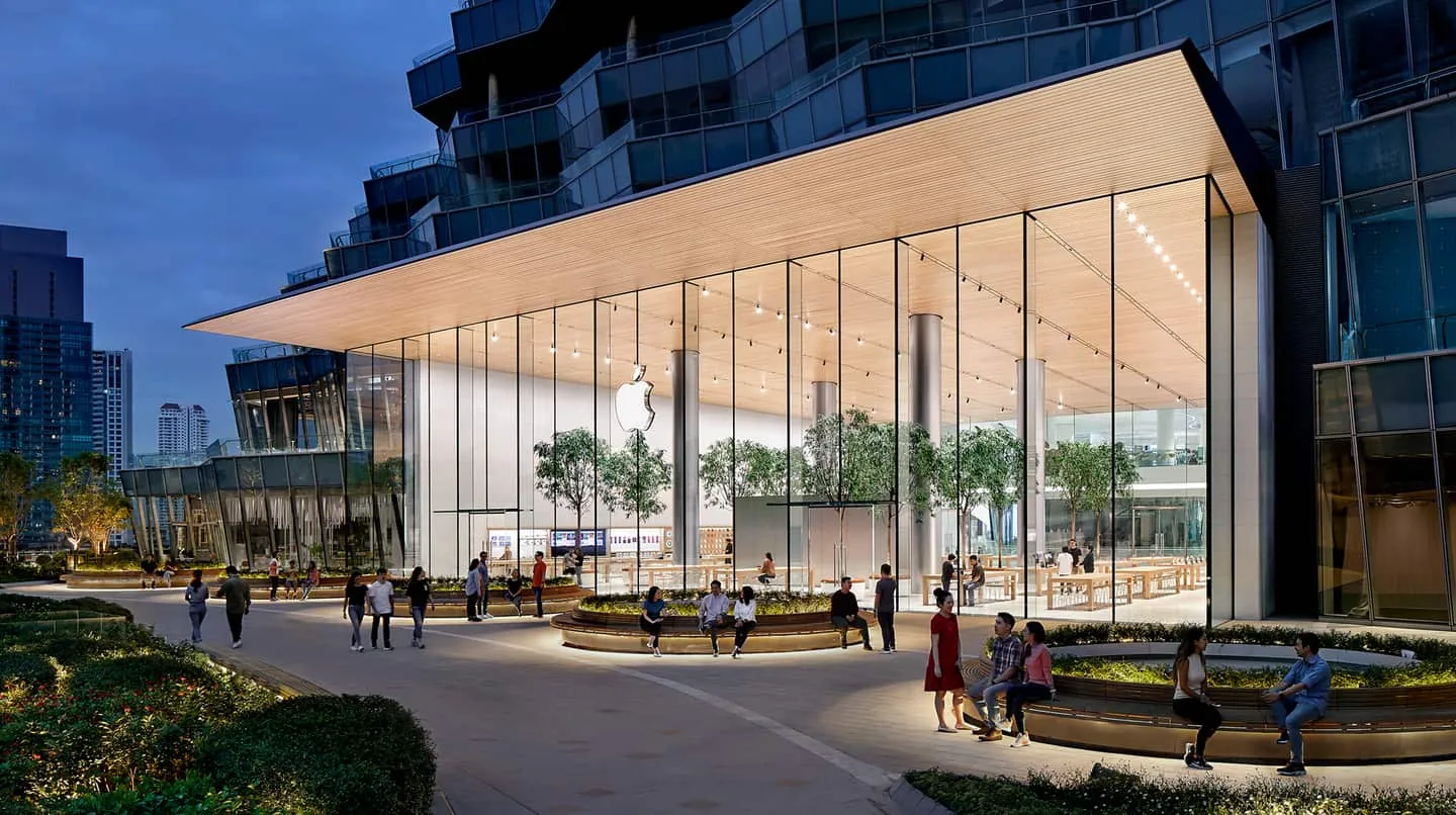 10 Apple Stores with Remarkable Architecture 12 Apple ICONSIAM
