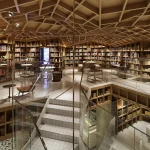 The Hyundai Card Travel Library designed to be a pace of travel and knowledge © Nacasa & Partners Inc