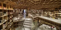 The Hyundai Card Travel Library designed to be a pace of travel and knowledge © Nacasa & Partners Inc