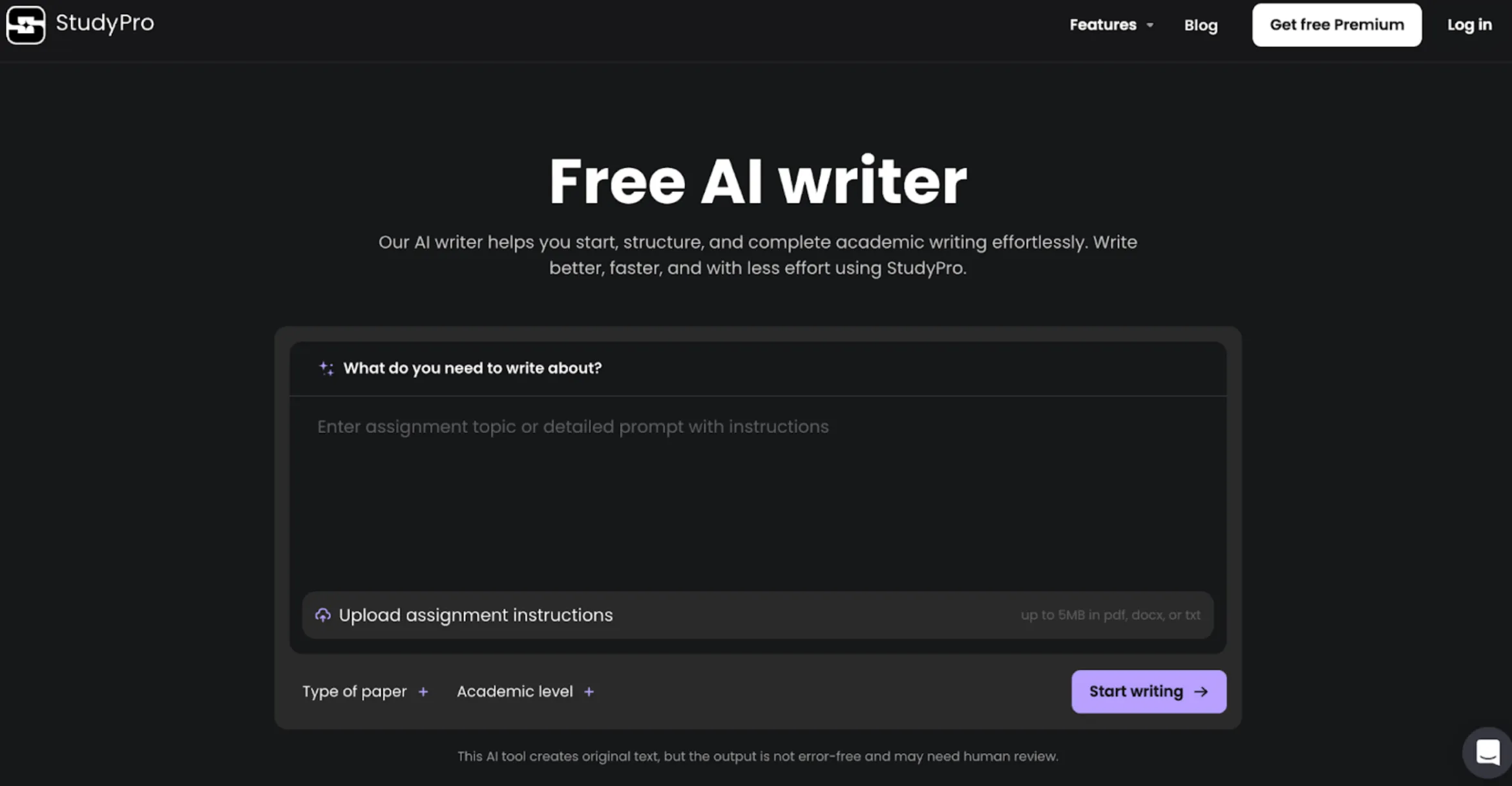 StudyPro Review: The Smart AI Writing Tool for Busy Students