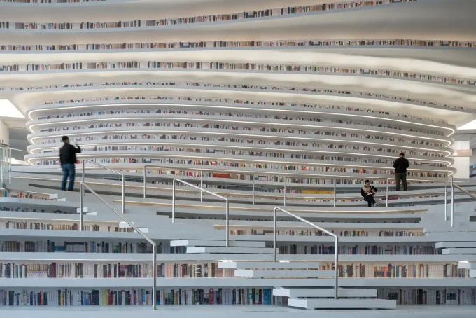 6 examples of library architecture, a haven for book worms