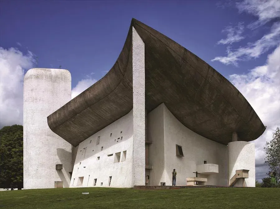 Sculpting Daylight: 10 Buildings Where Light Shapes Space 16 Notre-Dame du Haut, Le Corbusier, France