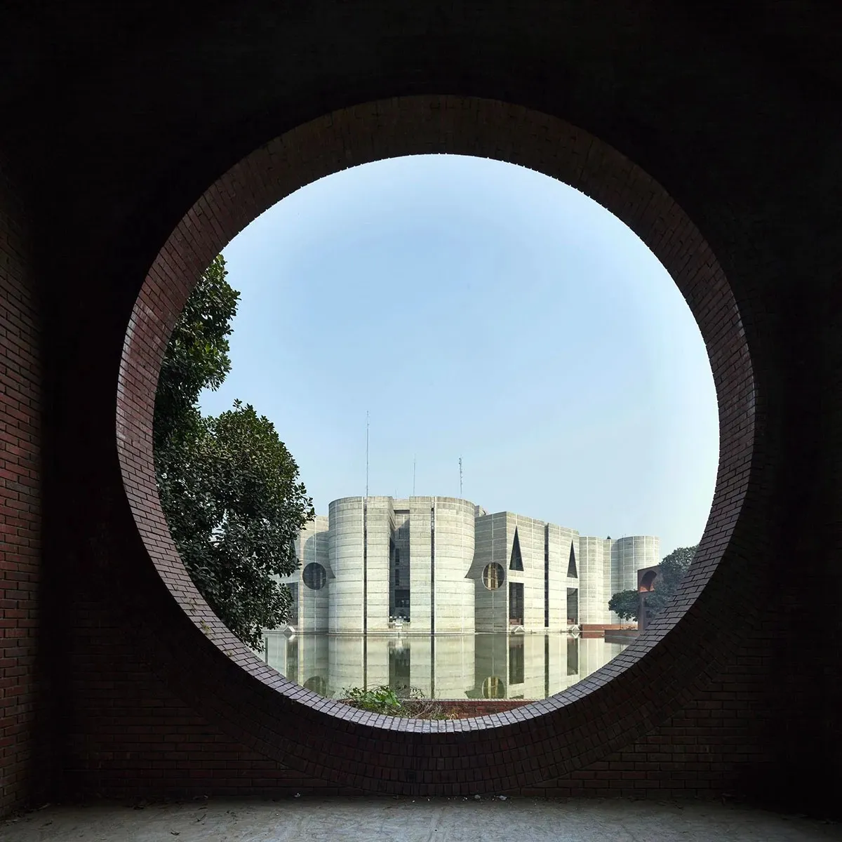 Sculpting Daylight: 10 Buildings Where Light Shapes Space 23 National Parliament House, Louis Kahn, Bangladesh
