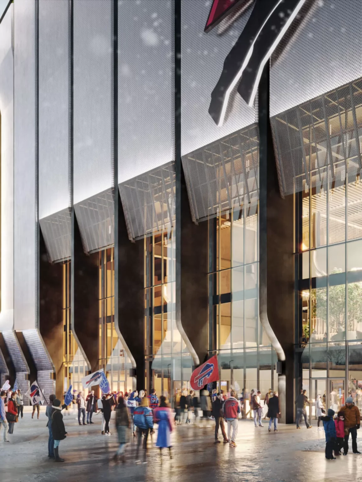 Populous Presents Buffalo Bills’ New NFL Stadium Design, New York